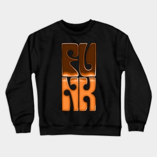 FUNK //// Retro 70s Music Fan Design Crewneck Sweatshirt